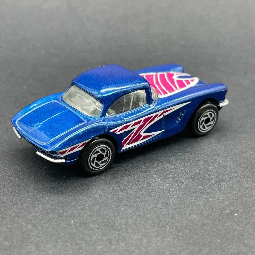 Matchbox Superfast 1962 '62 Chevrolet Chevy‎ Corvette Coupe Blue Diecast 1/58